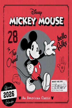 Disney Mickey Mouse Square Wall Calendar 2026