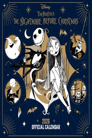 Nightmare Before Christmas Square Wall Calendar 2026