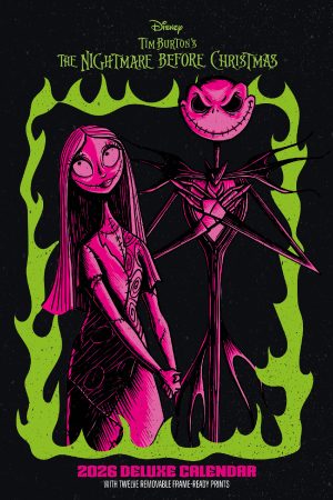 Disney Nightmare Before Christmas 2026 Deluxe A3 Poster Calendar