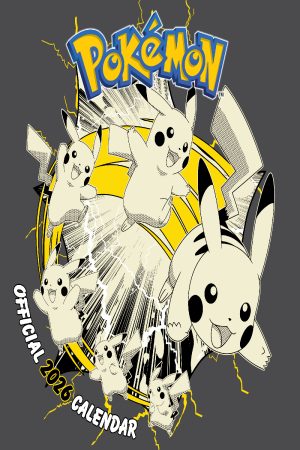 Pokemon Square Wall Calendar 2026