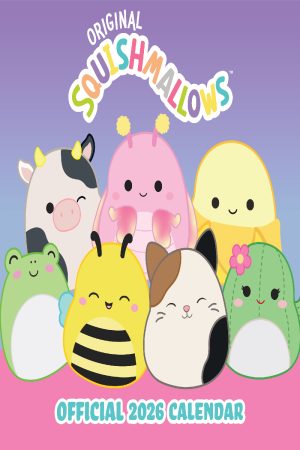 Squishmallows Square Wall Calendar 2026
